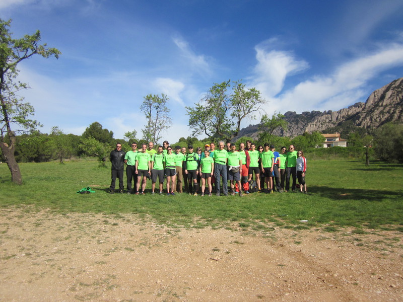 Trobada a Montserrat 2014 Grup Entrenament Ricard Vila