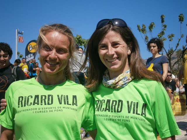 Raquel Velasco i Celia Tajada amb equipacio Ricard Vila