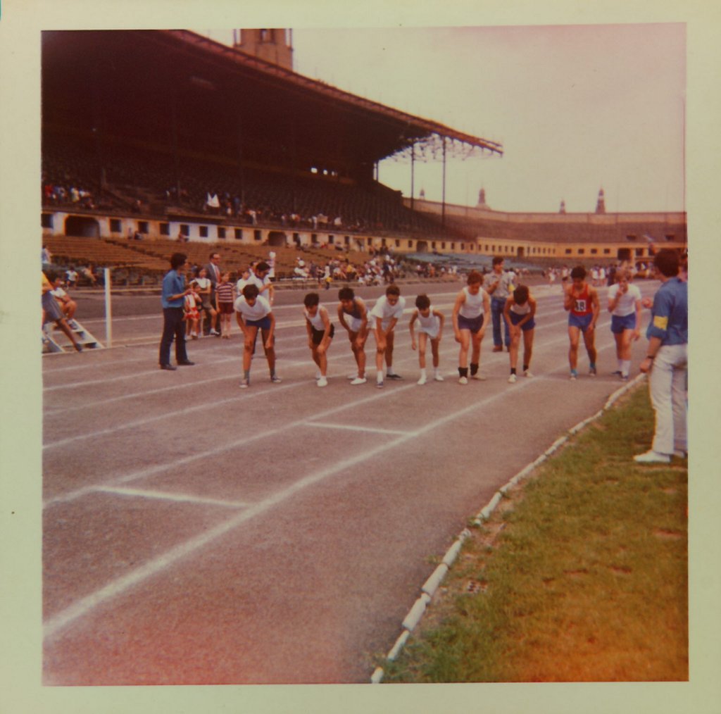 Ricard Vila.Competicio Estadi Montjuich-1970