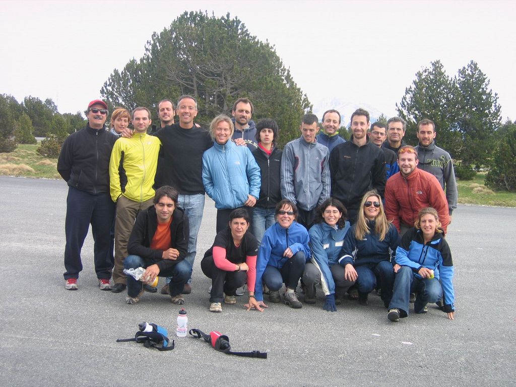 Grup d'entrenament Verticrunners a Font-Romeu