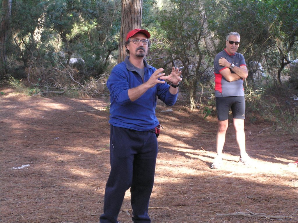 Entrenament Curses de muntanya dirigit per Ricard Vila a la pineda de Gavà