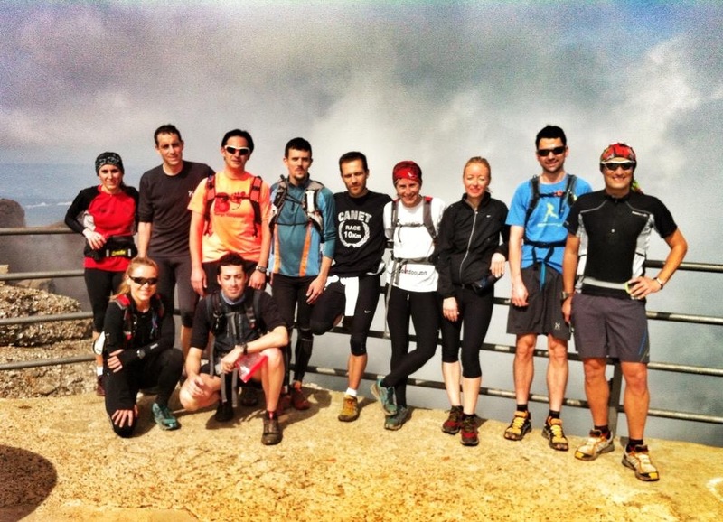 Grup d'Entrenament Ricard Vila al cim de St.Jeroni-Montserrat