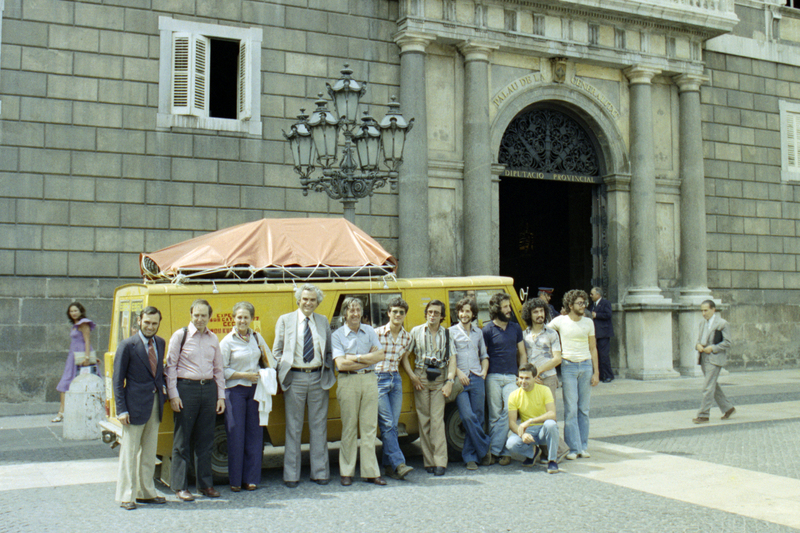 Sortida expe.Paisos Calatalans.1977-Plaça St.Jaume