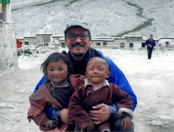 Ricard Vila al Monestir de Rongbook-Tibet